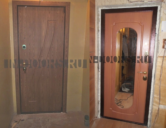 Взломостойкая стальная дверь в квартиру. Усиленная рама, утопленные петли, тройной контур уплотнения